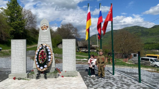 Обелиск участникам ВОВ. Установлен частным лицом, участником СВО в Республике Северная Осетия - Алания.