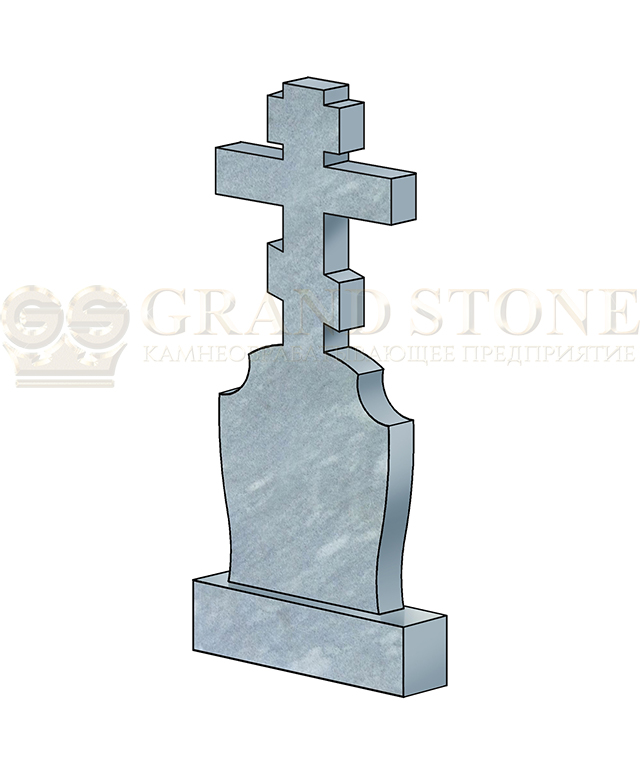 Мраморный крест на могилу К63М