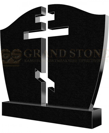 Горизонтальное надгробие с крестом 05-20